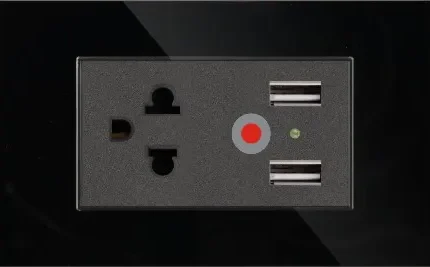 B2-032 TOMACORRIENTE + 2 USB