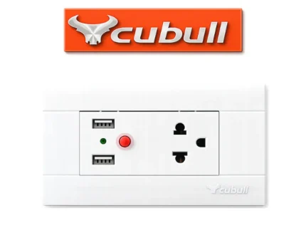 TOMACORRIENTE UNIVERSAL BLANCO 15A-250V + 2 USB DC5V - 2100mA