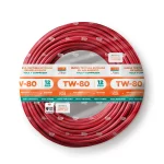Cable TW-80 Plus 12 AWG Indeco 450/750V Rojo 100 Metros